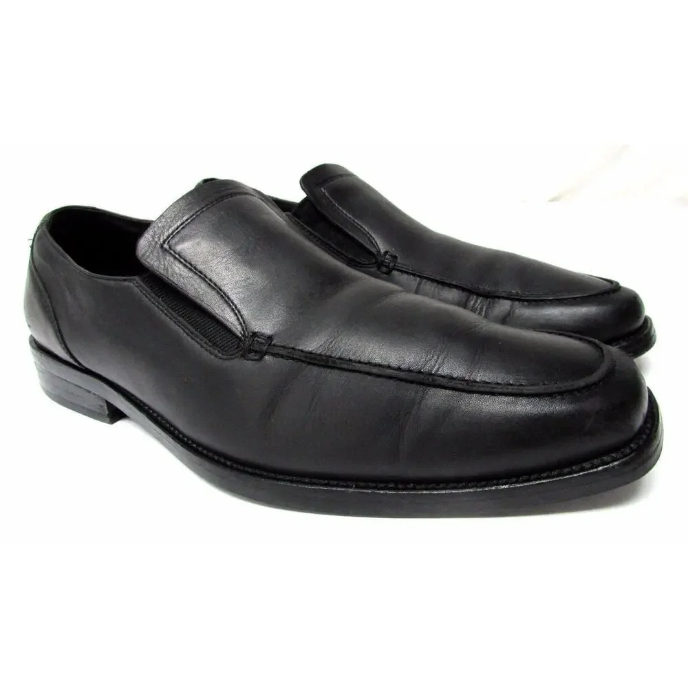 Cole Haan men's size 10.5 M black leather loafers comfort shoes dress casual